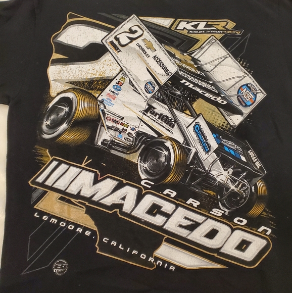 Carson Macedo Racing Tee Medium - Picture 2 of 7